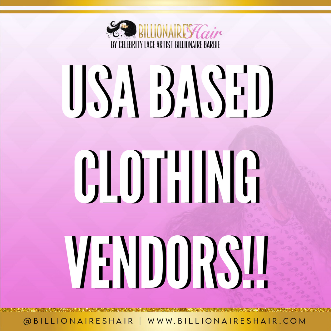 •USA BASED Boutique Clothes Vendors!!✅
